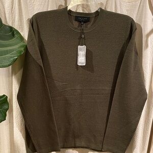 rag & bone Olive Crewneck Sweater for Men